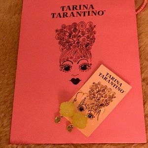 TARINA TARANTINO rosebud drop earrings